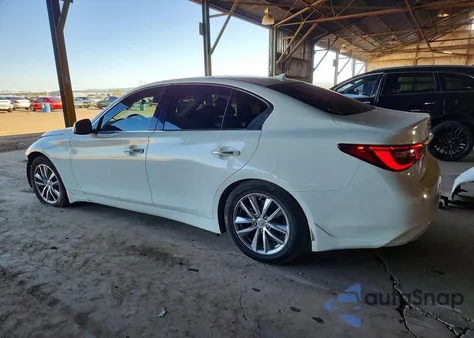 2021 Infiniti Q50 Pure z USA, uszkodzony, nr VIN JN1EV7AP8MM701138
